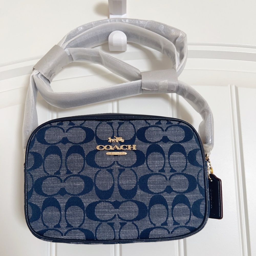 Coach Mini Jamie Camera Bag In Signature Chambray - Picture 5 of 7